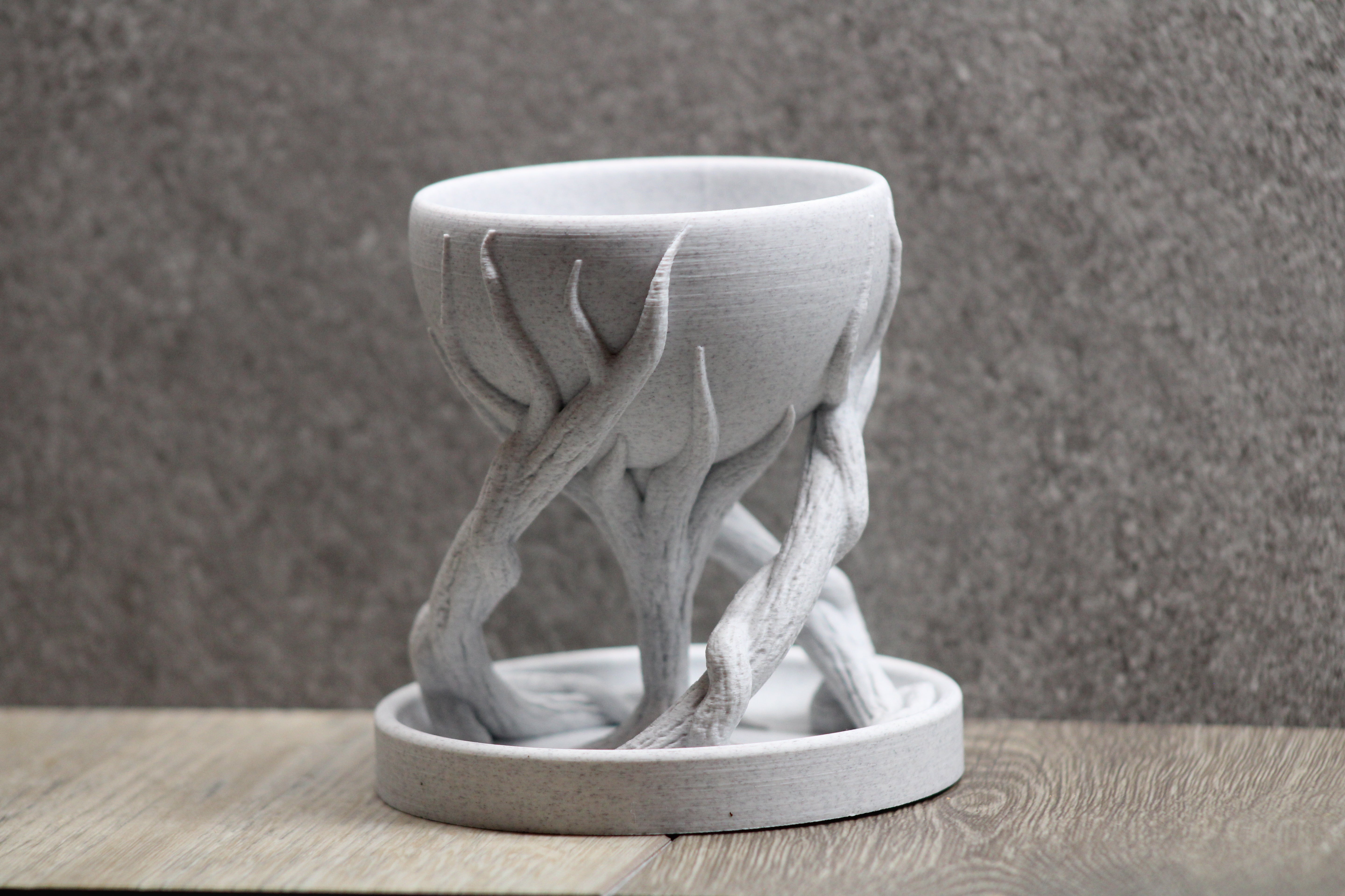 Tree Stump Flower Pot