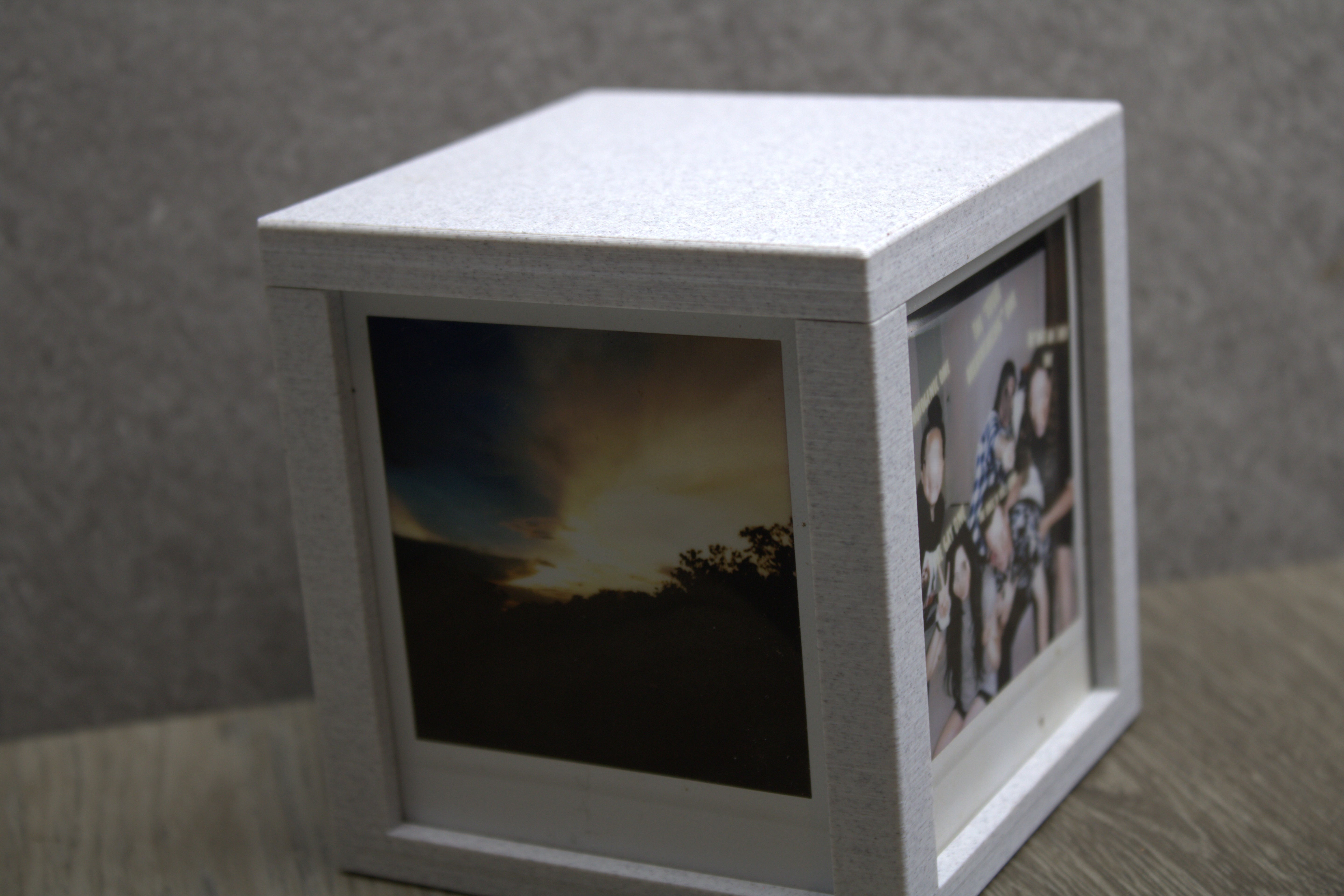 Instax Polaroid Display Cube