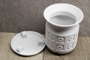 3D-printed planter inspired by ancient pottery