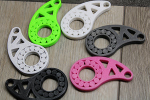 Compact spinner keychain toy for hands