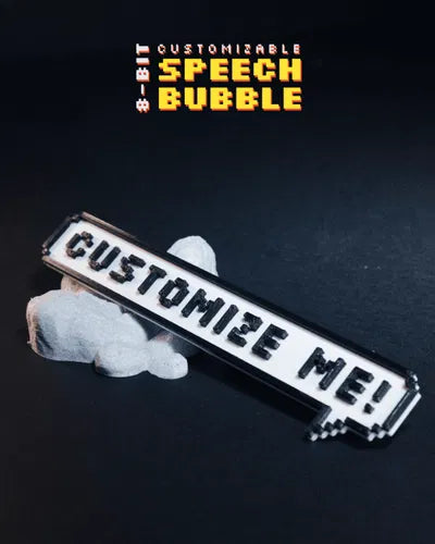 Customizable 8-Bit Speech Bubble