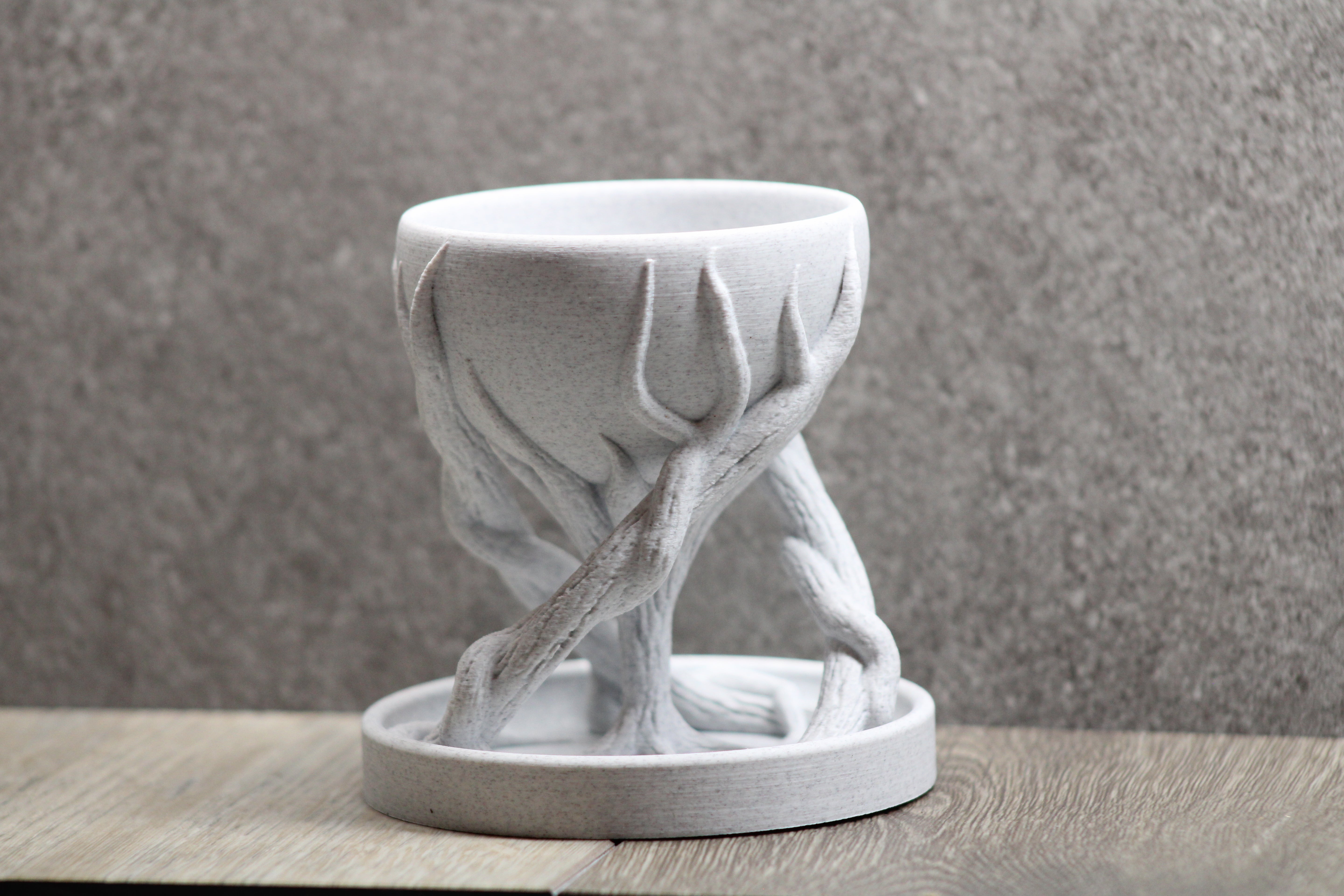 Tree Stump Flower Pot